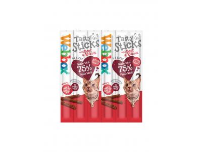 Webbox Tasty Sticks with Beef 6 Pack (DOGFOOD)