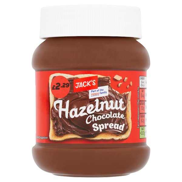 Jacks Hazelnut Chocolate Spread 400g (GROCERY)