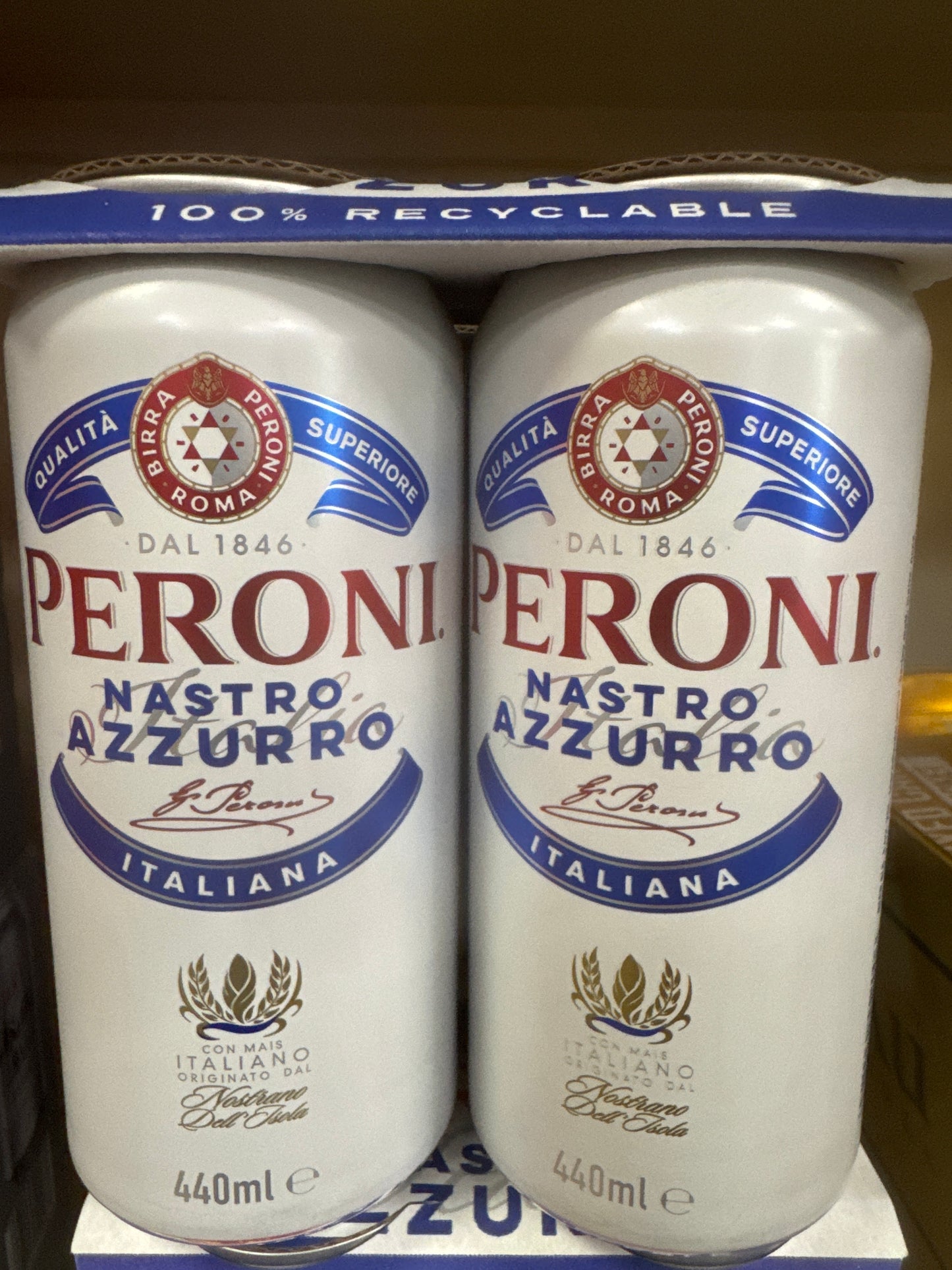 PERONI 4*440ml (ALCOHOL)