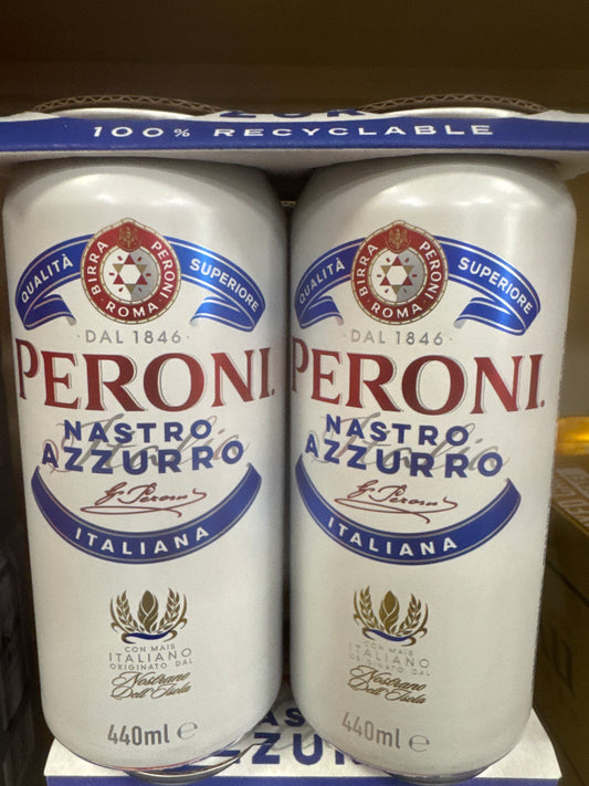PERONI 4*440ml (ALCOHOL)