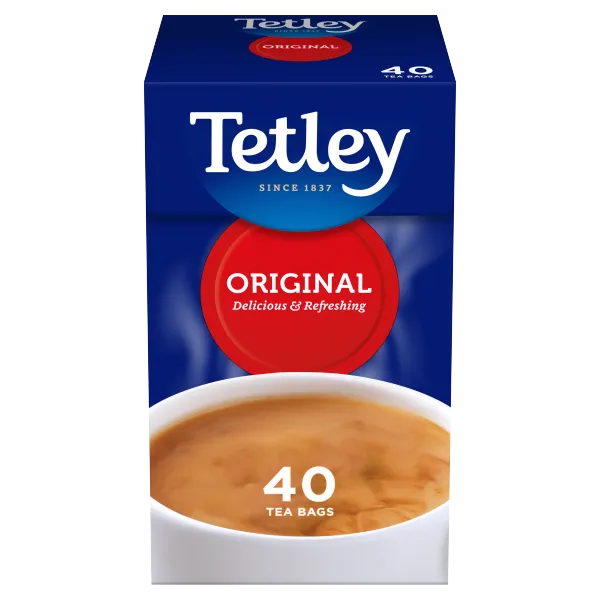 Tetley Original 40 Tea Bags (BEVERAGES)