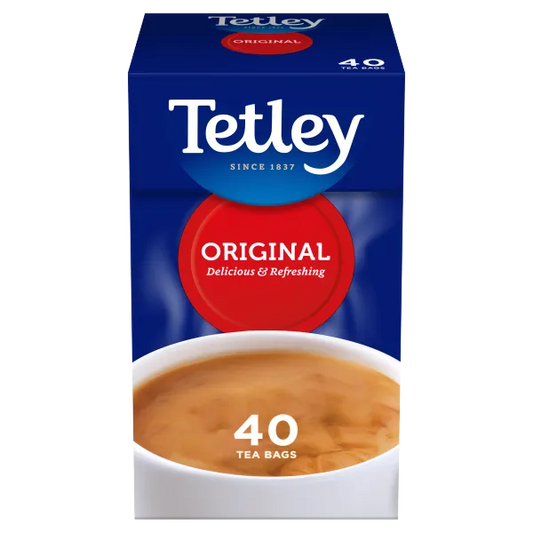 Tetley Original 40 Tea Bags (BEVERAGES)