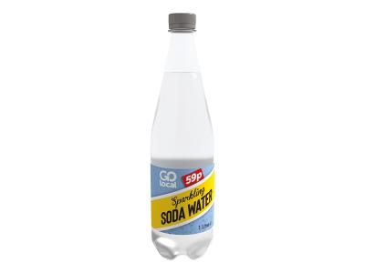 Local Living Sparkling Soda Water 1L (DRINKS)