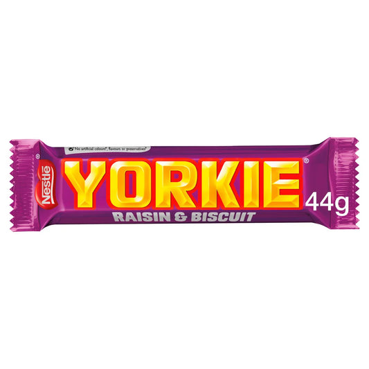 Nestle Yorkie Raison & Biscuit Bar 44g (CONFECTIONERY)