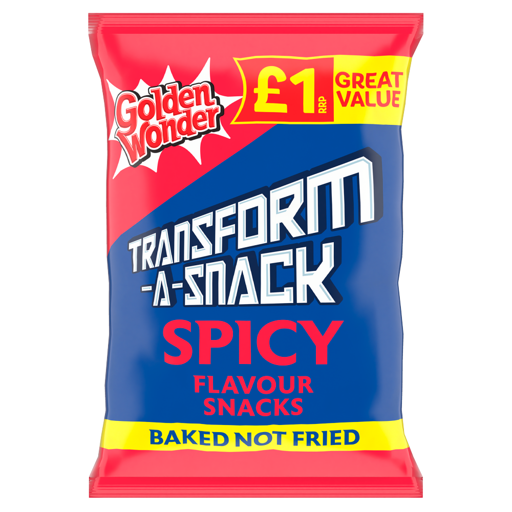 Golden Wonder Transform a Snack Spicy 56g (CRISPS)