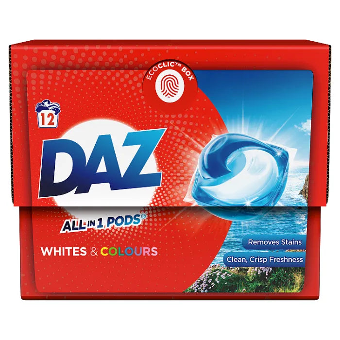 Daz All in One Pods(12)wash (HOUSEHOLD)