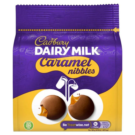 Cadbury DM Caramel Nibbles 95g (SHAREBAG)