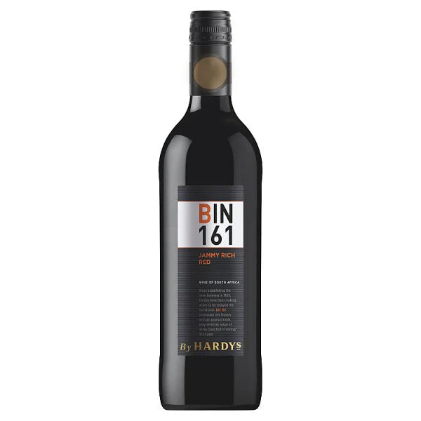 Hardy's Bin 161 Jammy Rich Red Wine 75cl (ALCOHOL)