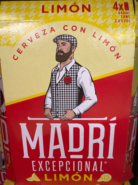 MADRI LIMON 4*440ml (ALCOHOL)