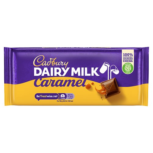 Cadbury DM Caramel Block 120g (CONFECTIONERY)