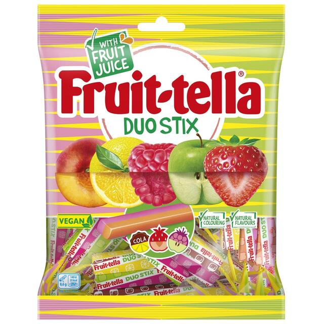 Fruit Tella Duo Stix 135g (SHAREBAG)