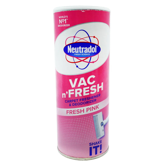 Neutradol Vac n' Fresh Pink Carpet Deodorizer & Freshener 350g (HOUSEHOLD)