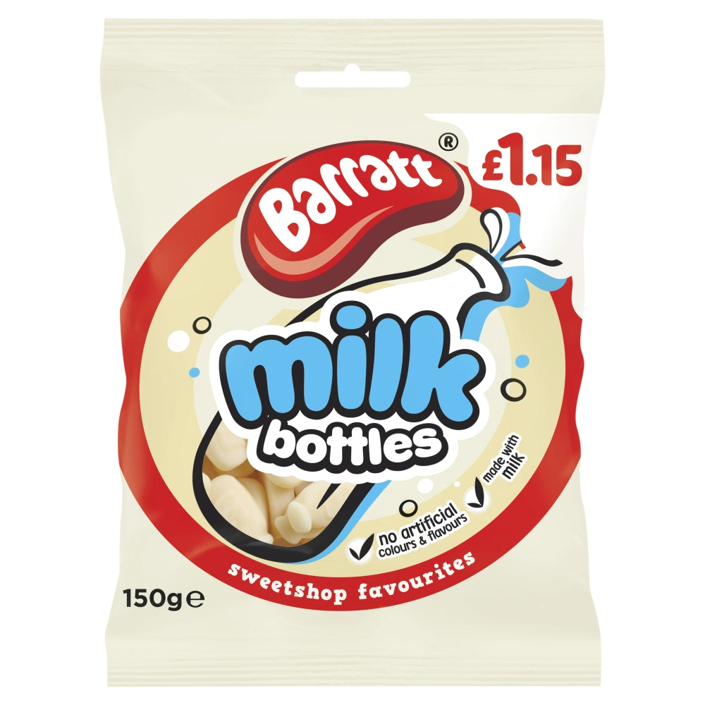 Barratt Milk Bottles 150g (SHAREBAG)