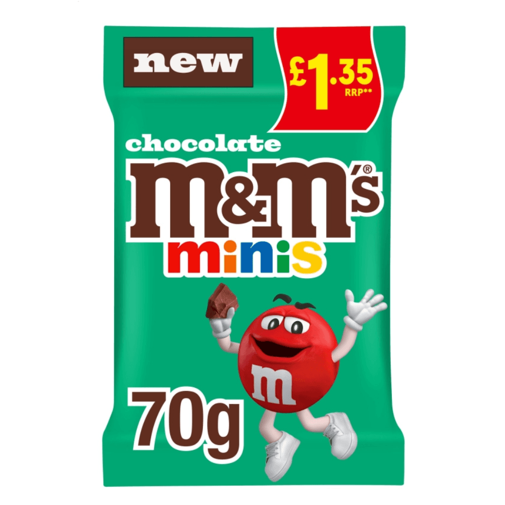 M&M Mini Chocolate Bag 70g (SHAREBAG)