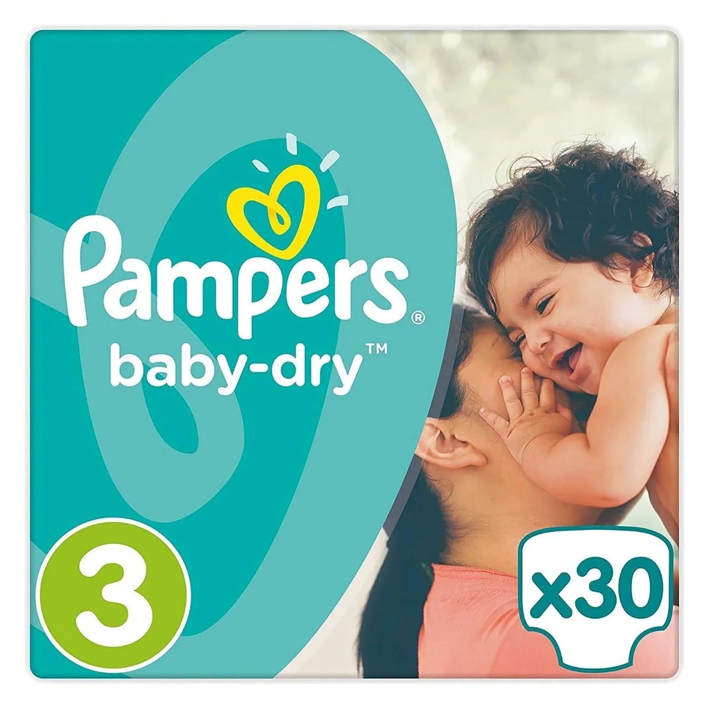 Pampers Baby-Dry Size 3 Nappies 30(CHILDCARE)