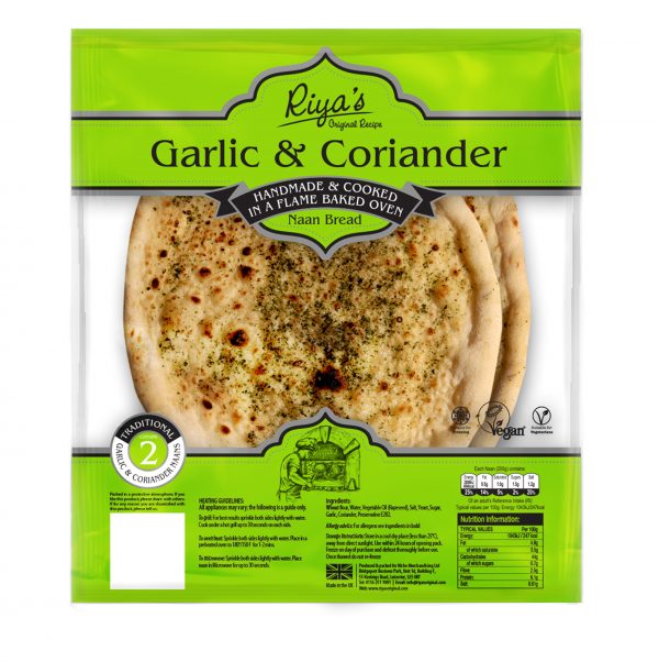 Garlic and Coriander Naan Bread (GROCERY)