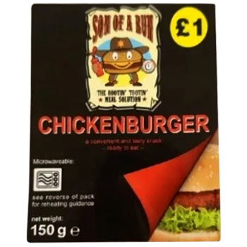 Son Of A Bun Chicken Burger 150g (CHILLED)