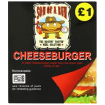 Son Of A Bun Cheese Burger 130g (CHILLED)