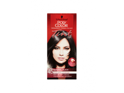 Poly Color Hair Colour Tint 45 Natural Black (HOUSEHOLD)