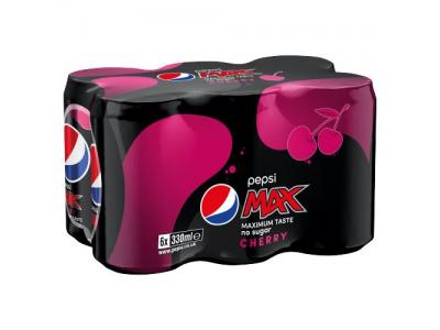 Pepsi Max Cherry 6x330ml (MULTIPACK)