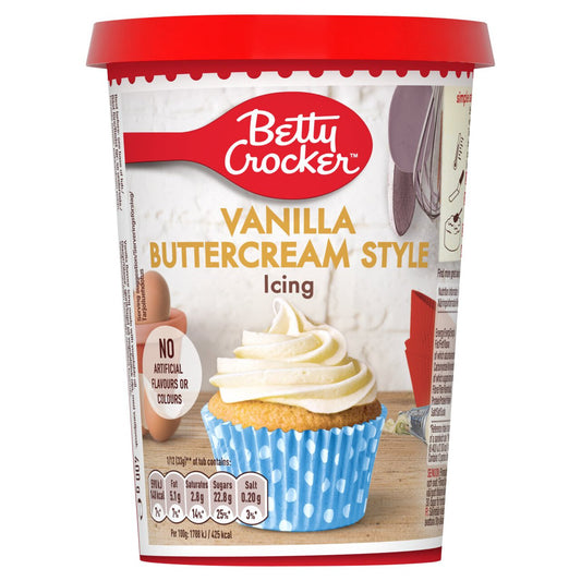 Betty Crocker Vanilla Buttercream Style Icing 400g (GROCERY)