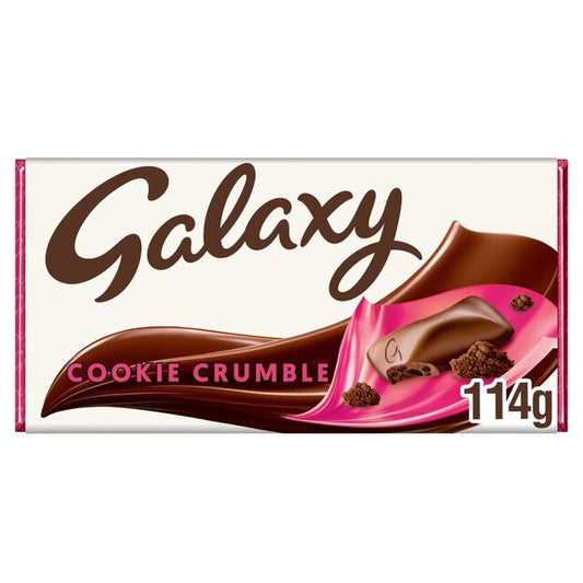 Galaxy Cookie Crumble Block 114g (CONFECTIONERY)