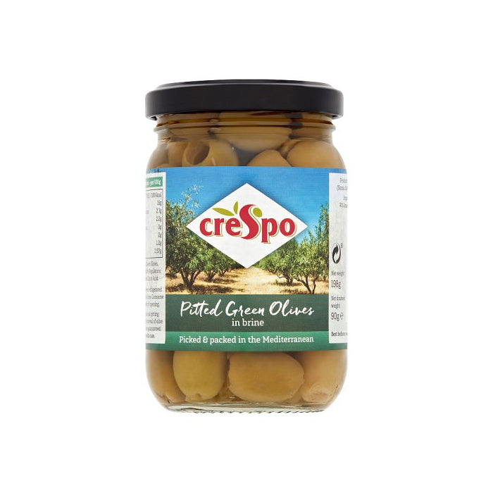 Crespo Pitted Green Olives 354g(GROCERY)