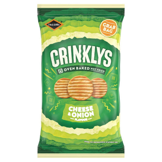 Jacob Baked Crinklys Cheese & Onion 45g (CRISPS)