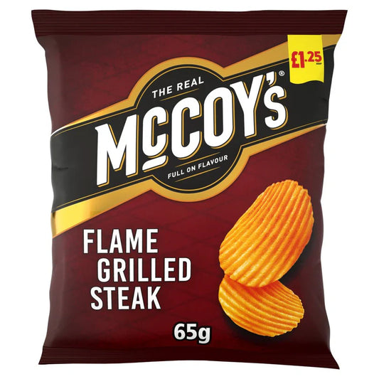 McCoys Ridge Cut Flame Grilled Steak 65g (CRISPS)