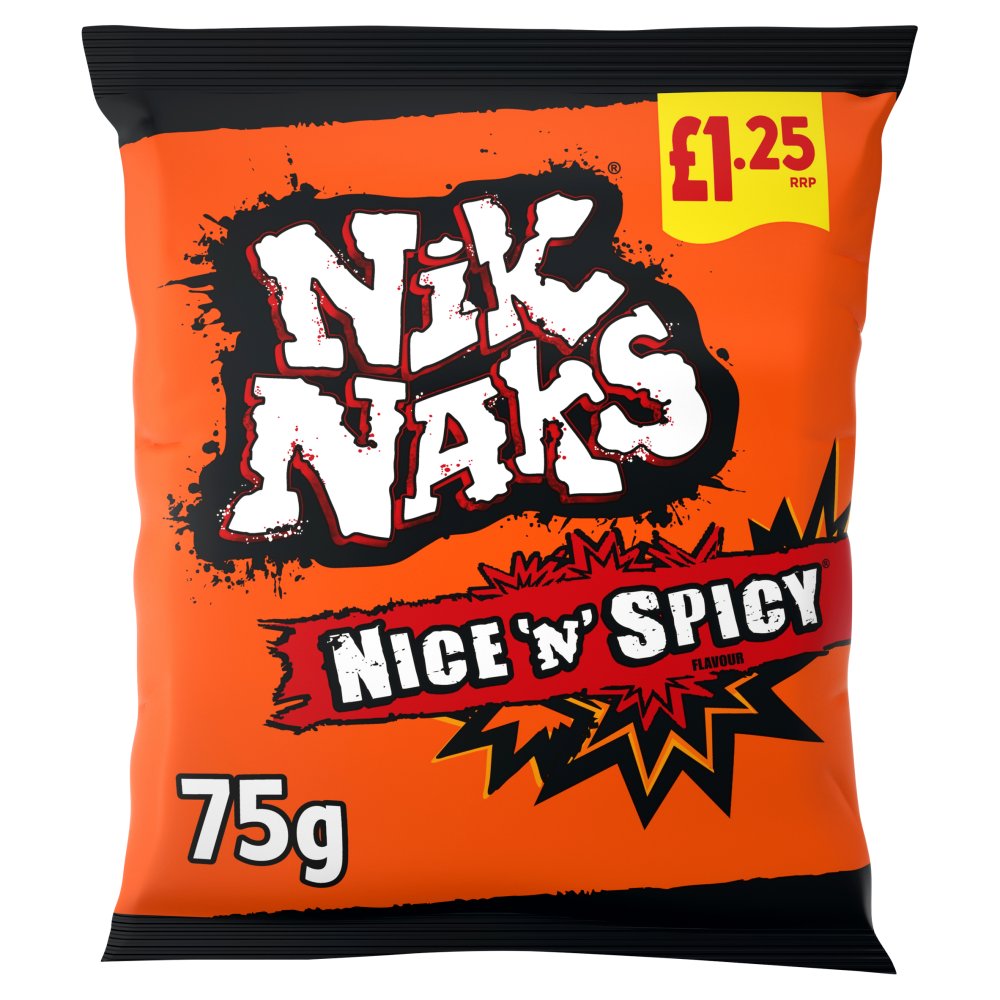 Nik Naks Nice & Spicy 75g (CRISPS)