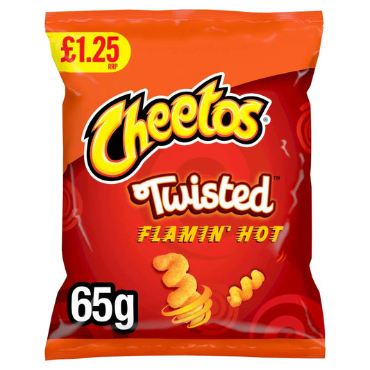 Cheetos Twisted Flaming Hot 65g (CRISPS)