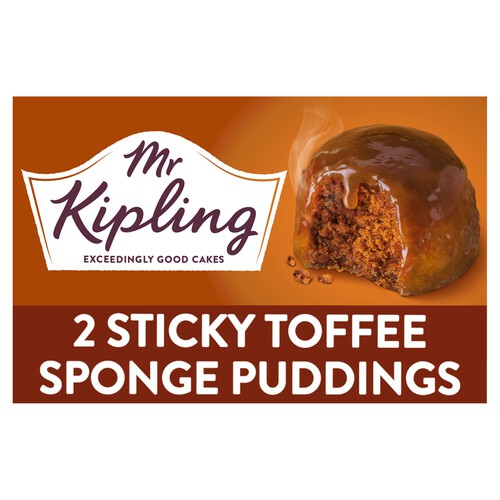 Mr Kipling 2 Sticky Toffee Sponge Puddings  (GROCERY)