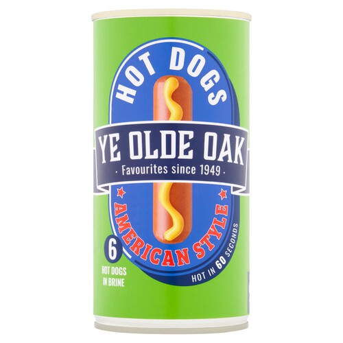 Ye Olde Oak American Style 6 Hot Dogs 560g (GROCERY)