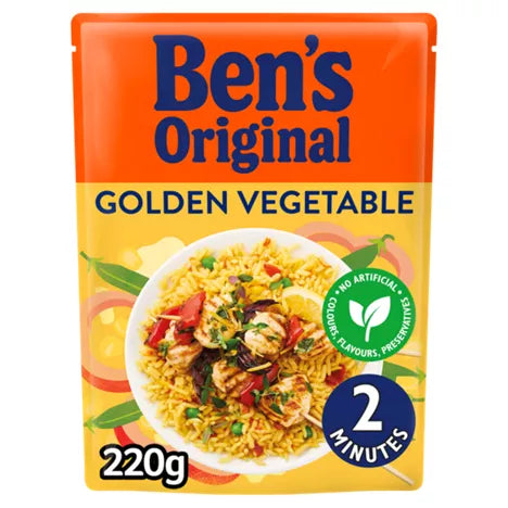 Bens Golden Vegetable Rice 220g (GROCERY)