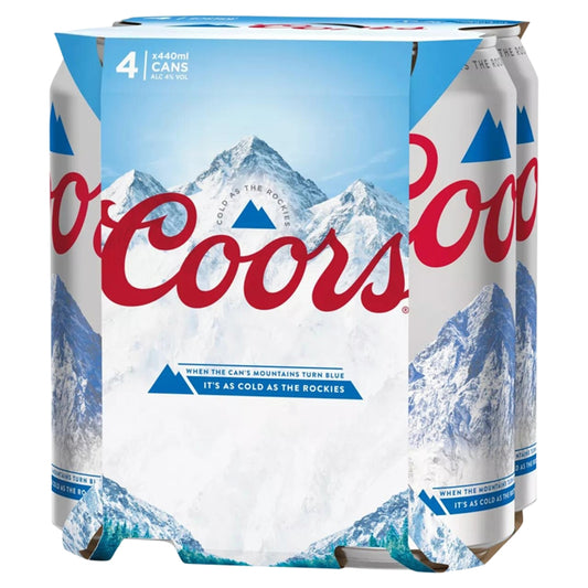 Coors Light 4x440ml (ALCOHOL)