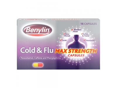 Benylin Cold & Flu 16 Capsules (MEDICINE)