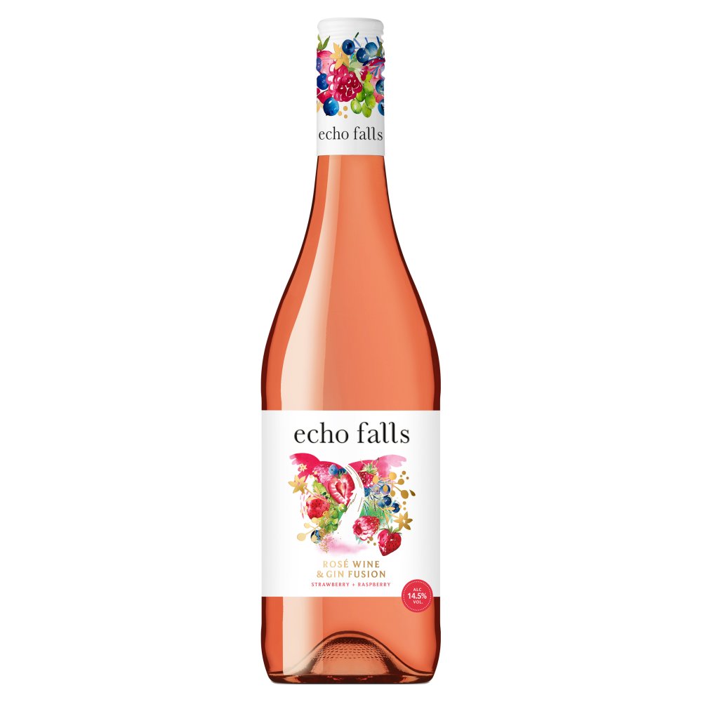 Echo Falls Rose & Gin Fusion Wine 75cl (ALCOHOL)