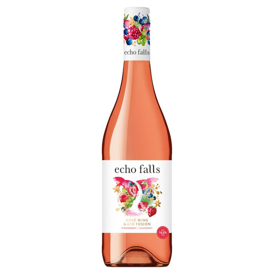 Echo Falls Rose & Gin Fusion Wine 75cl (ALCOHOL)