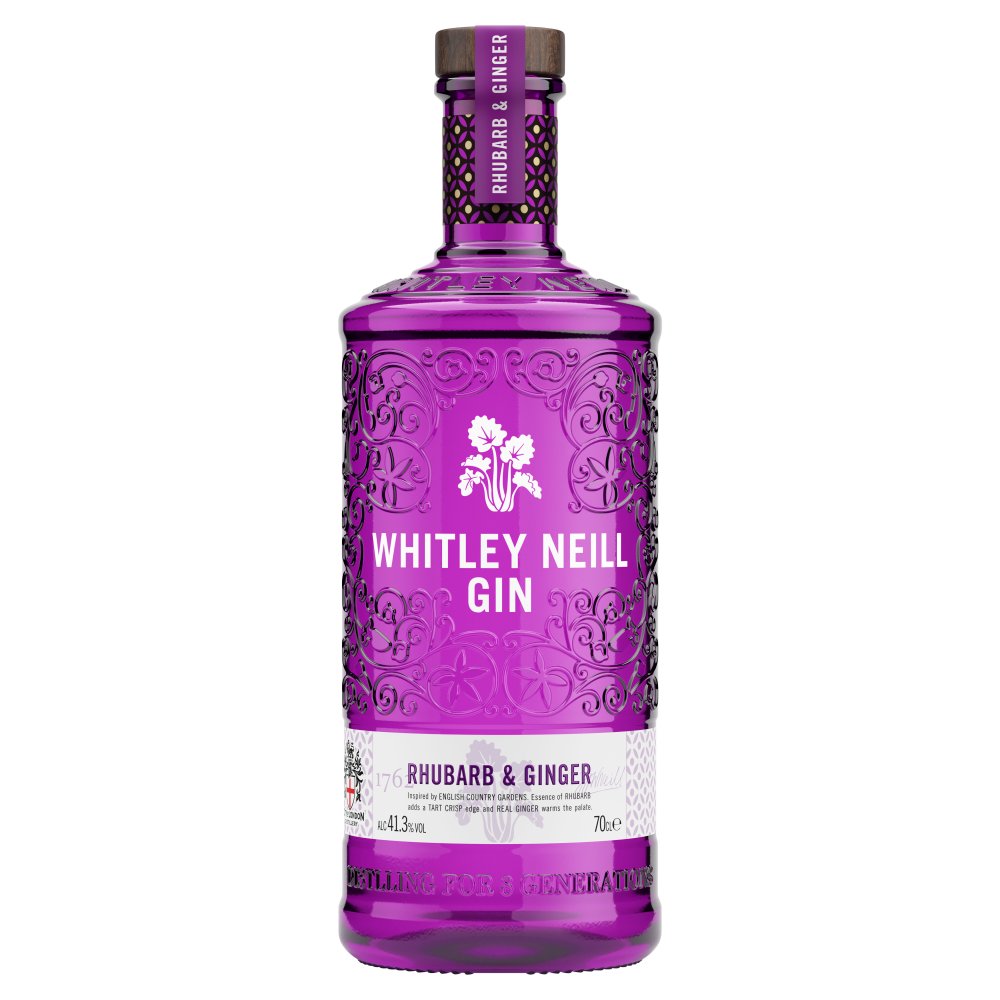 Whitley Neill Rhubarb & Ginger Gin 70cl (ALCOHOL)