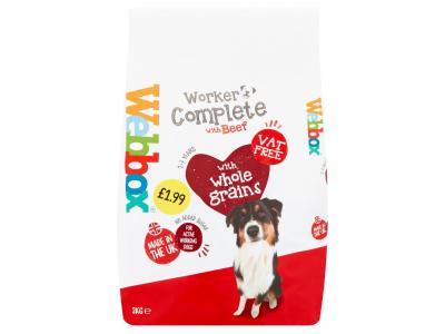 Webbox Worker Beef 2kg (DOGFOOD)