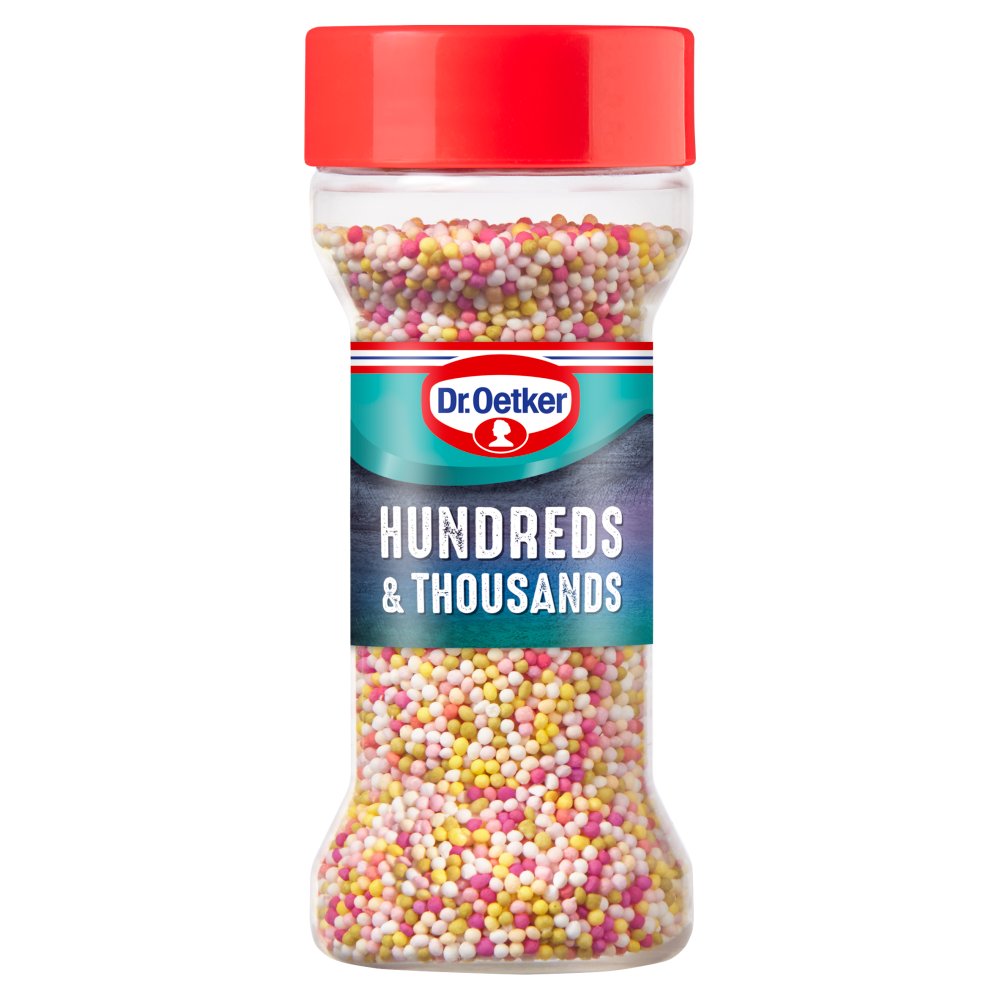 Dr Oetker Hundreds & Thousands Coloured Sugar Balls 65g (GROCERY)