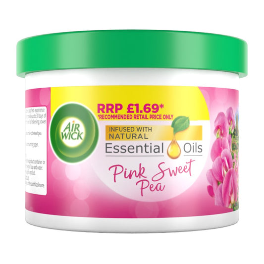 Air Wick Pink Sweet Pea Scented Gel 70g (HOUSEHOLD)