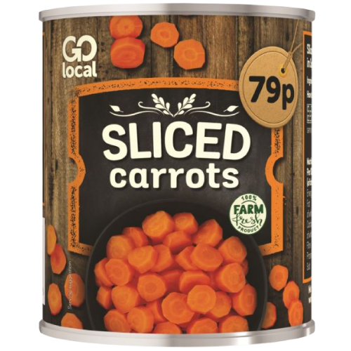 Go Local Sliced Carrots 300g (GROCERY)