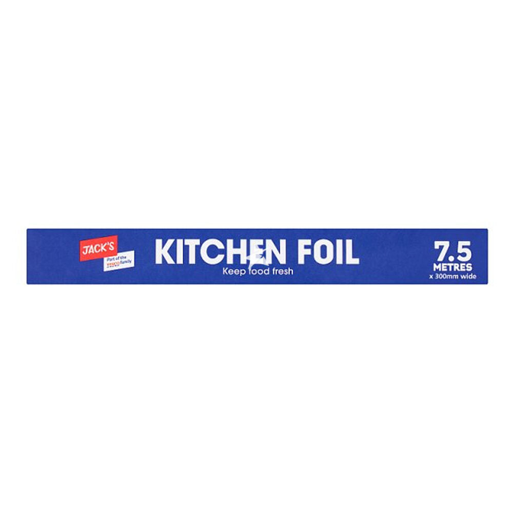 Jacks Kitchen Foil 7.5m (HOUSEHOLD)