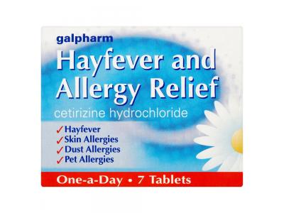 Galpharm Hayfever & Allergy Relief 7 Tablets (MEDICINE)