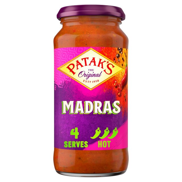 Pataks Madras Cooking Hot Sauce 450g (GROCERY)