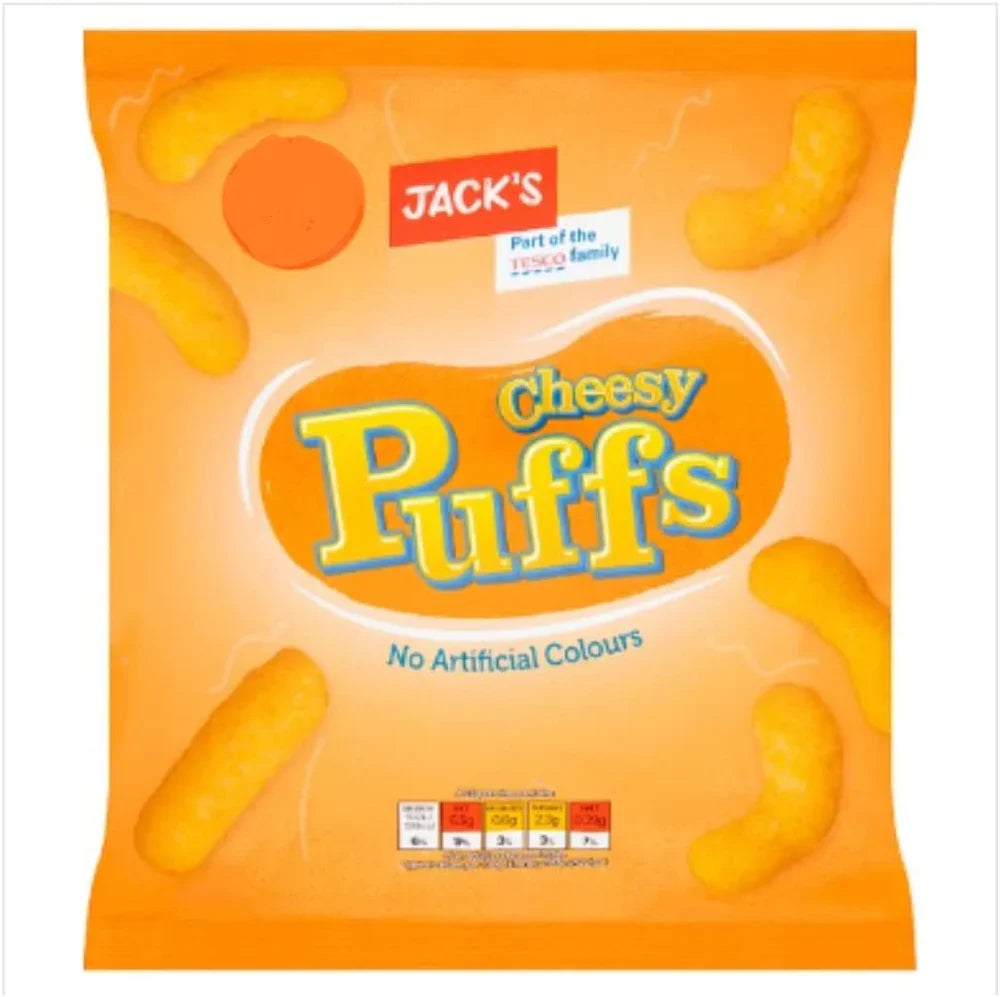 Jacks Cheesy Puffs 70g (CRISPS)