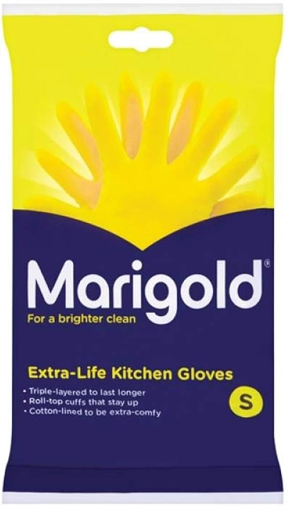 Marigold Gloves Small Size (HOUSEHOLD)