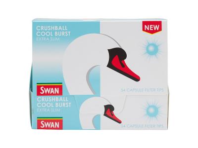 Swan Crushball Cool Burst Extra Slim Tips (SMOKING)
