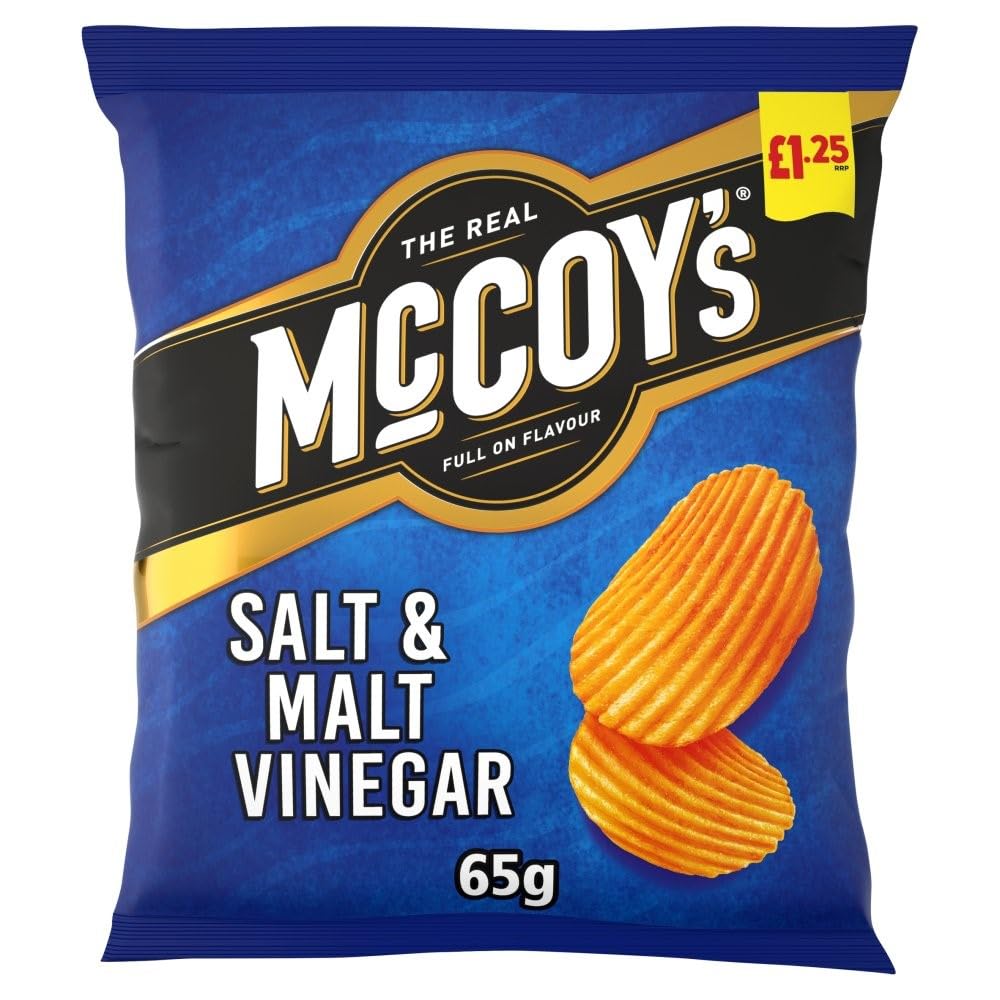 McCoys Ridge Cut Salt & Malt Vinegar 65g (CRISPS)